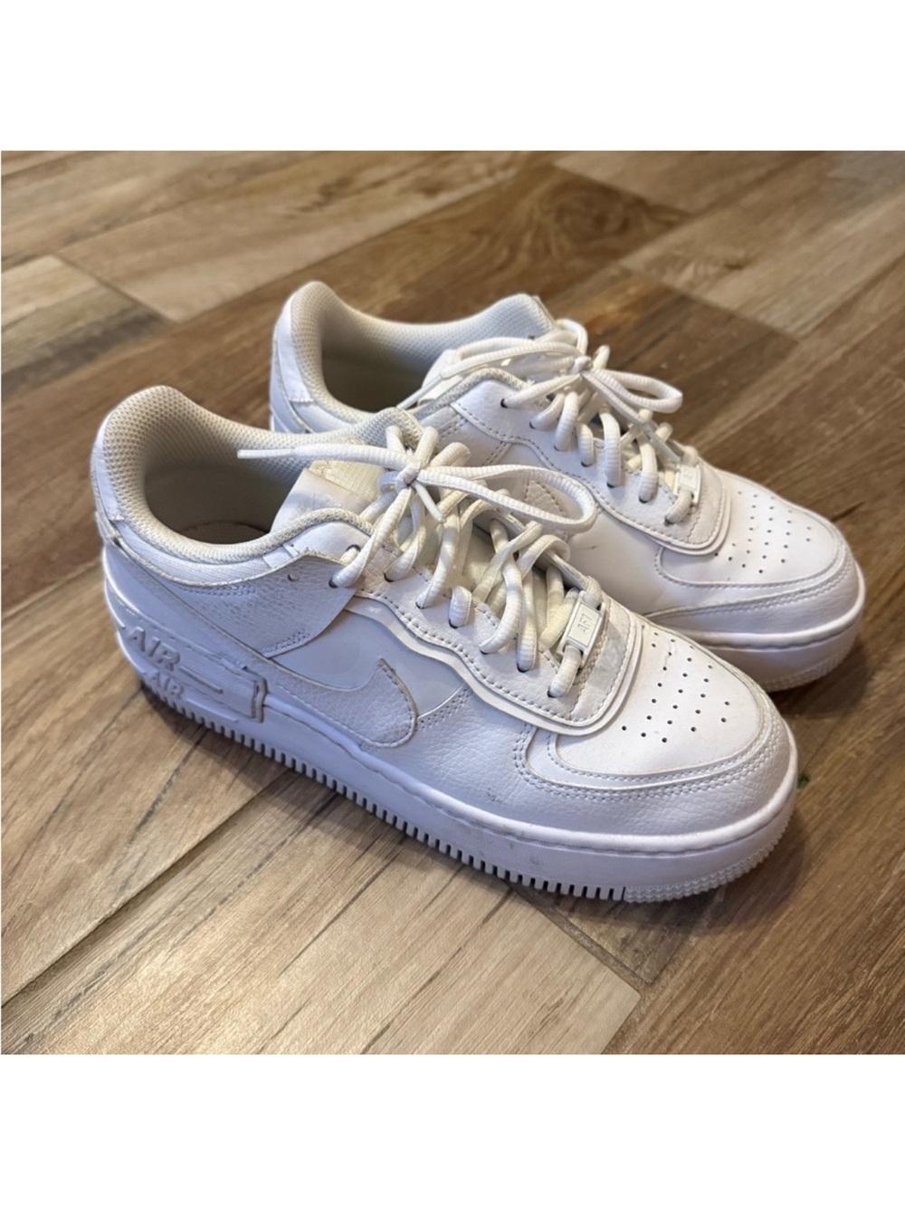 Nike Air Force 1 Shadow White Running Shoes